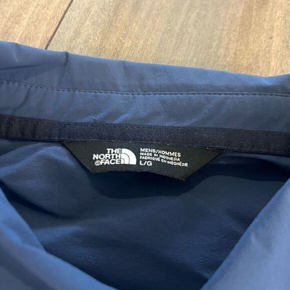 North Face Blue‎ Casual Buttondown Shirt Men Large Bin C-28 - Picture 3 of 7